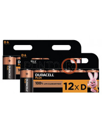 Duracell Plus D Size 12 Pack