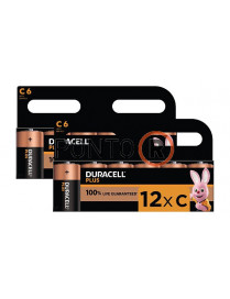 Duracell Plus C Size 12 Pack