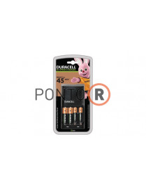 Duracell 45m Charger + 2 x AA/AAA