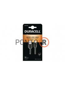 Duracell USB-A to Micro USB Cable 2m