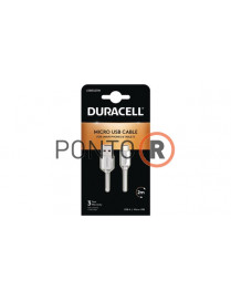 Duracell USB-A to Micro USB Cable 2m