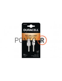 Duracell USB-A to USB-C Charge Cable 1m