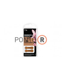 Duracell 1.4V Hearing Aid Cell (6 Pack)
