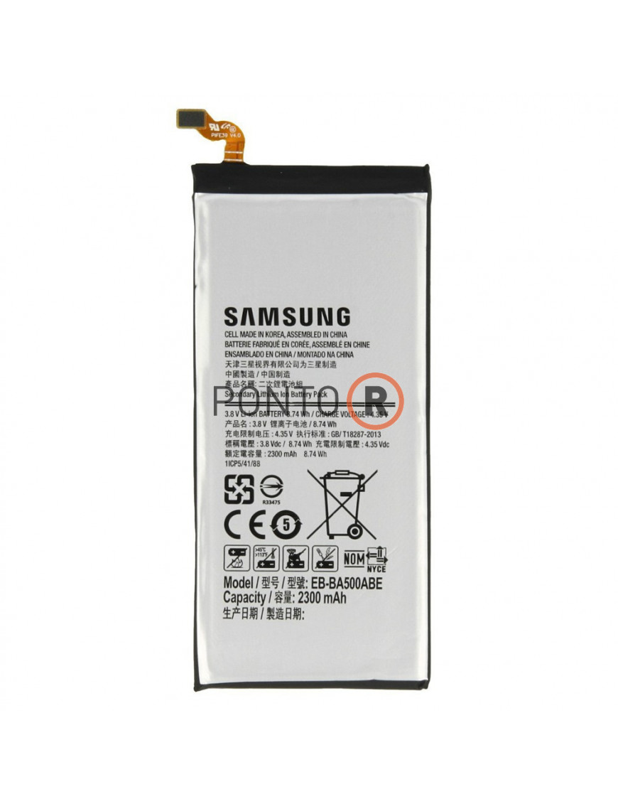 Bateria para LI-ION ORIGINAL SMARTPHONE SAMSUNG GALAXY A5 EB-BA500