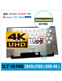 Lcd display para 13.3" 4K ( 3840x2160 ) LED 40 PINS IPS SEM SUPORTES