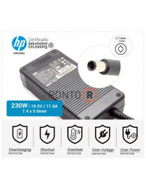 Recondicionado Carregador para HP ORIGINAL 19.5V 11.8A 7.4 x 5.0mm 230W