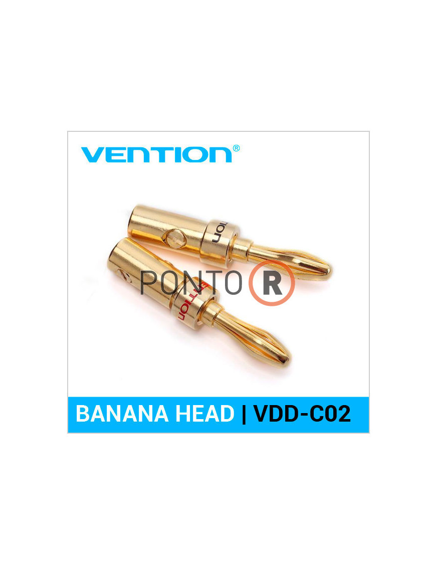 VENTION BANANA HEAD Conexão A AMPLIFICADOR VDD-C02