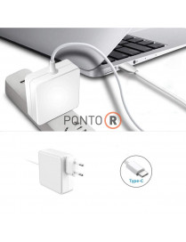 Carregador para USB-C 65W directo a parede Cor Branco